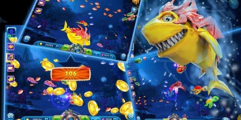 Lucky Fishing giao diện 3D chân thực